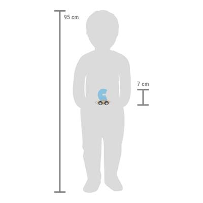 Small Foot - houten lettertrein polar - c