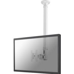 Neomounts FPMA-C100WHITE Monitor-plafondbeugel Aantal monteerbare displays: 1 Display(s) 25,4 cm (10) - 76,2 cm (30) Wit In hoogte verstelbaar, Kantelbaar,