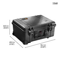 Peli 1560 Beschermkoffer Zwart - thumbnail