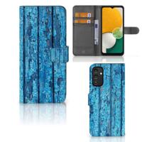 Samsung Galaxy A14 4G | Book Style Case | Wood Blue - thumbnail