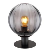 Globo TafellampDallerta zwart met smoke glas - 15216T - thumbnail