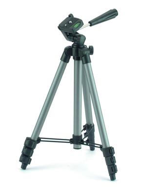 Cullmann CU 52100 ALPHA 1000 Statief met 3-weg kop (3 laden, gewicht 480 g, draagvermogen 1 kg, 106 cm hoogte, verpakkingsmaat 37 cm), zilver