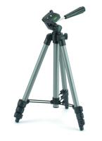 Cullmann CU 52100 ALPHA 1000 Statief met 3-weg kop (3 laden, gewicht 480 g, draagvermogen 1 kg, 106 cm hoogte, verpakkingsmaat 37 cm), zilver - thumbnail