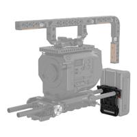 SmallRig 3016 V Mount Battery Plate with Dual 15mm Rod Clamp - thumbnail