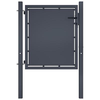 Tuinpoort staal 100x75 cm antraciet