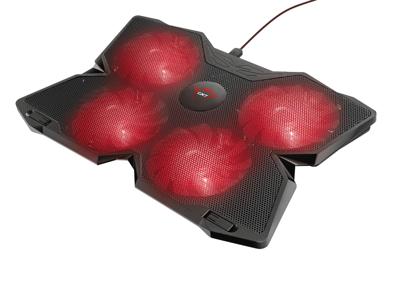 Trust GXT 278 Yozu Cooling-pad voor laptop In hoogte verstelbaar, Regelbare ventilator