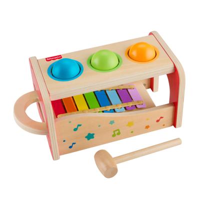 Fisher Price Houten Xylophone met Hamerbank