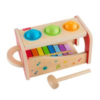 Fisher Price Houten Xylophone met Hamerbank - thumbnail
