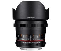Samyang 10mm T3.1 VDSLR ED AS NCS CS II SLR Ultra-groothoeklens Zwart - thumbnail