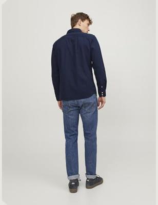 Jack & Jones Jjesheridan Shirt L/s Noos Overhemd Dark Navy Slim