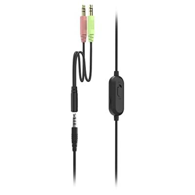 Hama Headset Met Microfoon - Bekabelde Over-Ear PC-Hoofdtelefoon Met 3,5 mm Jack-Aansluiting, Aux, Stereo, Microfoonarm en Nekband, 2 m Audiokabel - Zwart