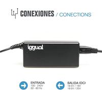 Laptop oplader iggual CUA-11T 65W - thumbnail