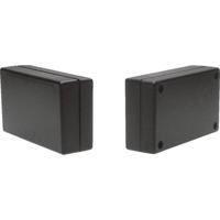 Strapubox 2744SW Universele behuizing 70 x 40 x 20 ABS Zwart 1 stuk(s) - thumbnail