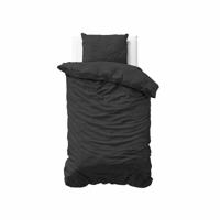 Primaviera Deluxe - Egyptisch Katoen Dekbedovertrek Uni - Zwart - 240 x 200/260 - thumbnail