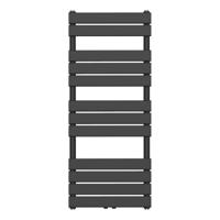 Belrad Handdoekradiator - middenaansluiting - 1200X500mm - Zwart BFRZ1200500 - thumbnail