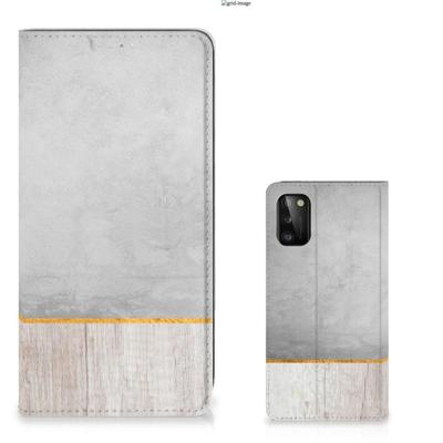 Samsung Galaxy A41 Book | Wallet Case | Wood Concrete