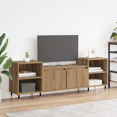 TV-kast Artisan Eiken 160 x 35 x 55 cm Bewerkt hout