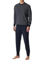 Schiesser Schiesser Pyjama Long 159620 darkblue 60/4XL - thumbnail