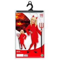 Duivel meisje kind kostuum - thumbnail