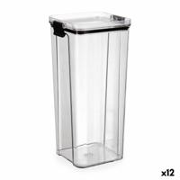 Voedselopslagcontainer Quid Cocco Transparant Plastic 1,8 L (12 Stuks) - thumbnail