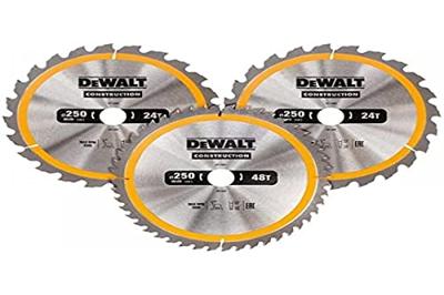 DeWALT DT1964 Cirkelzaagbladen Set 305mm (1X 24T 1X 48T 1X 60T)