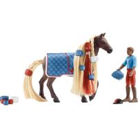 Schleich horse club starter set leo & rocky 42586 - thumbnail