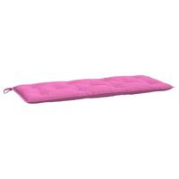 VidaXL Tuinbankkussen 120x50x7 cm stof roze - thumbnail