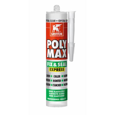 Griffon Poly Max Fix & Seal Express Crystral Clear 300gr Griffon Poly Max Fix & Seal Express Crystral Clear 300gr