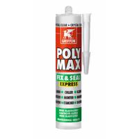 Griffon Poly Max® Afdichtingskit Fix & Seal Express Crystal Clear Koker 300g - 6150452 - thumbnail