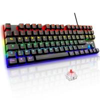 Speler -toetsenbord - de g -lab - keyz -mercury -b/fr - Mechanics - TKL - zwart - thumbnail