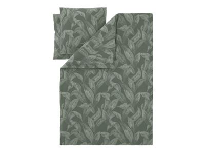 LIVARNO Satijnen dekbedovertrek 200 x 200 cm (Groen)