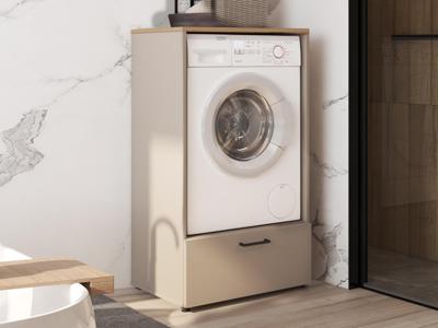 Wasmachinekast LAUNDRY 1 machine taupe
