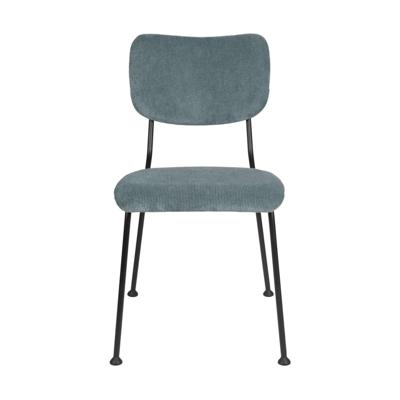 Zuiver Eetkamerstoel 'Benson' Rib, kleur Grijsblauw