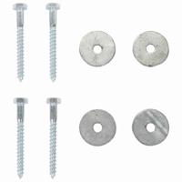 VidaXL Grondankers 6 st 10x60 cm gegalvaniseerd metaal - thumbnail