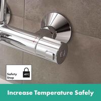 Hansgrohe Showerpipe Vernis Blend 200 1 Jet Met Badthermostaat Chroom - thumbnail