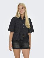 Only Onlvalais S/s Shirt Wvn Noos 15351106 Blouse 4840874 Black - thumbnail