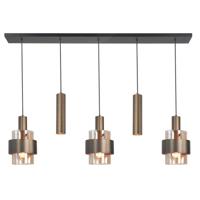Highlight 5-lichts hanglampMarrone zwart met koper brons - H5684.01 - thumbnail