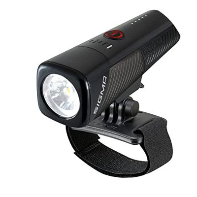 Sigma koplamp buster 800 led helmhouder -li-ion accu usb - thumbnail