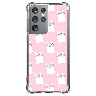 Samsung Galaxy S21 Ultra Case Anti-shock Sleeping Cats Samsung Galaxy S21 Ultra Case Anti-shock Sleeping Cats