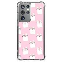 Samsung Galaxy S21 Ultra Case Anti-shock Sleeping Cats - thumbnail