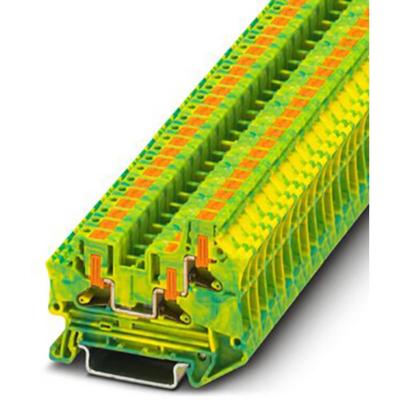 Phoenix Contact 1088733 Aardingsklem 6.2 mm Push-In-klem Groen-geel 50 stuk(s) Phoenix Contact 1088733 Aardingsklem 6.2 mm Push-In-klem Groen-geel 50 stuk(s)