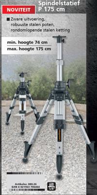 Laserliner Spindel statief P175 cm - 080.26