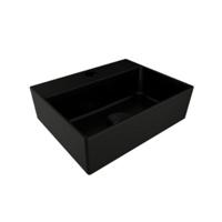 Mini Fontein AQS Cloud 1 Kraangat 29x23 cm Zonder Overloop Mat Zwart Aqua Splash - thumbnail