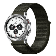 Sport Loop nylon bandje - Leger groen - Samsung Galaxy Watch 4 Classic - 42mm / 46mm - thumbnail
