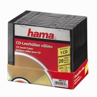 Hama cd slim box 20-p. red - thumbnail
