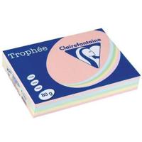 Clairefontaine Trophée gekleurd papier, A4, 80 g, 5 x 100 vel, geassorteerde kleuren - thumbnail