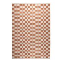 Zuiver Vloerkleed 'Checker' 160 x 230cm, kleur Terra - thumbnail