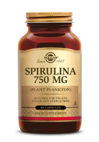 Solgar Spirulina (Alg) 750 mg Capsules - thumbnail