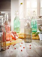 Leifheit 36322 glazen facetfles 0.5l transparant/groen - thumbnail