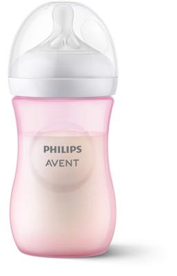Avent Natural Response 3.0 Zuigfles 260 ml Roze